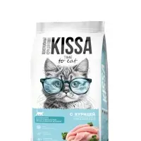 Сухой корм для кошек KISSA для профилактики мочекаменной болезни, курица, 1.5 кг