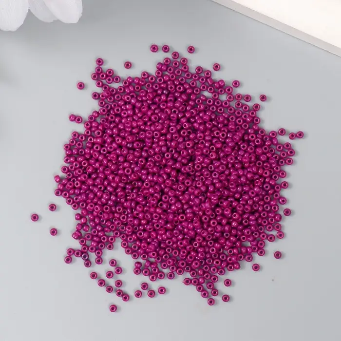 Бисер стекло 12/0  Бисер стекло 12/0 "Ежевичный" 15 гр