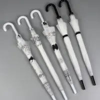 Зонт - трость детский &laquo;Кот&raquo;, полуавтоматический, 8 спиц, R=47/54 см, d=94 см, МИКС