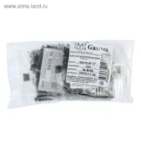 Бисер Чехия "GAMMA" круглый "2"  10/0   5гр  (В098 черный)