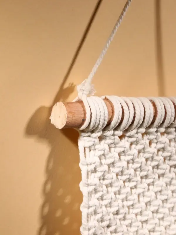 Кармашек текстильный, подвесной, 22&times;50 см, белый