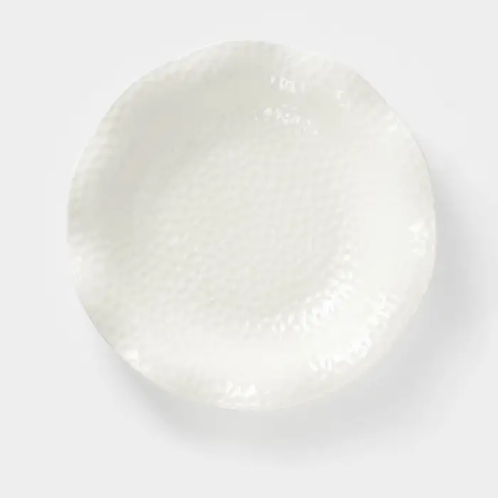 Тарелка обеденная &laquo;Воздушность&raquo;, 1.1 л, d=28 см, керамика, белая