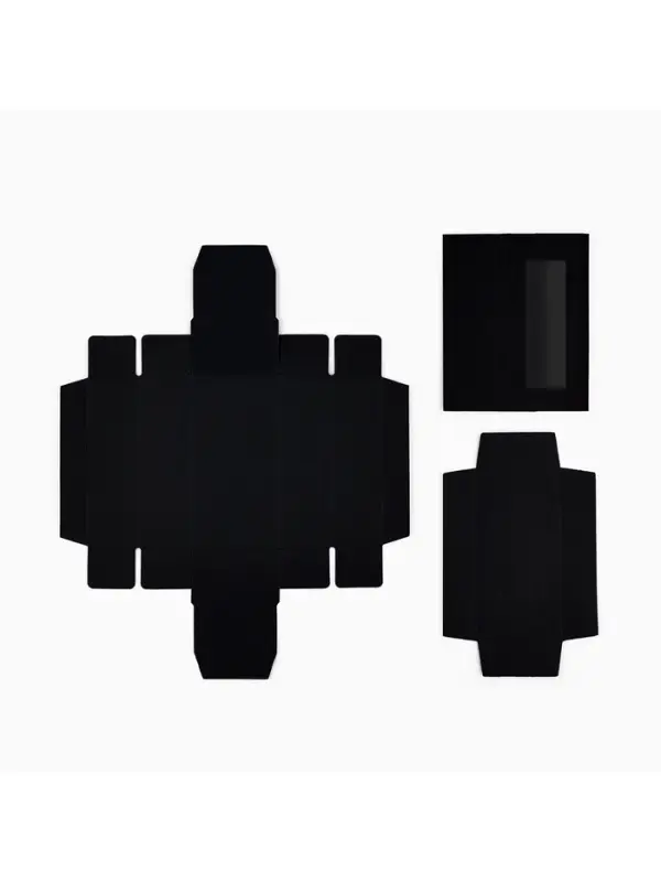 Коробка под бижутерию, упаковка, «Черная», 10 х 5 х 3 см