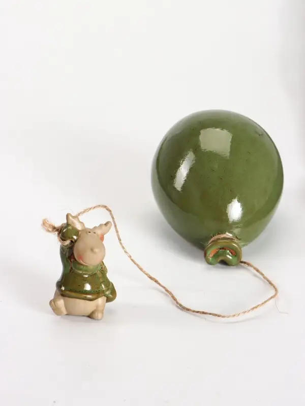 Фигурка на стену &laquo;Лосик на воздушном шарике&raquo;, 12&times;11&times;57.5 см