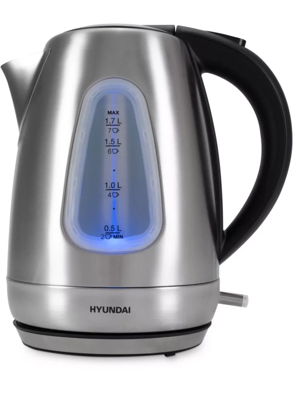 Чайник HYK-S7407 1,7л 2200Вт серебристый (металл)