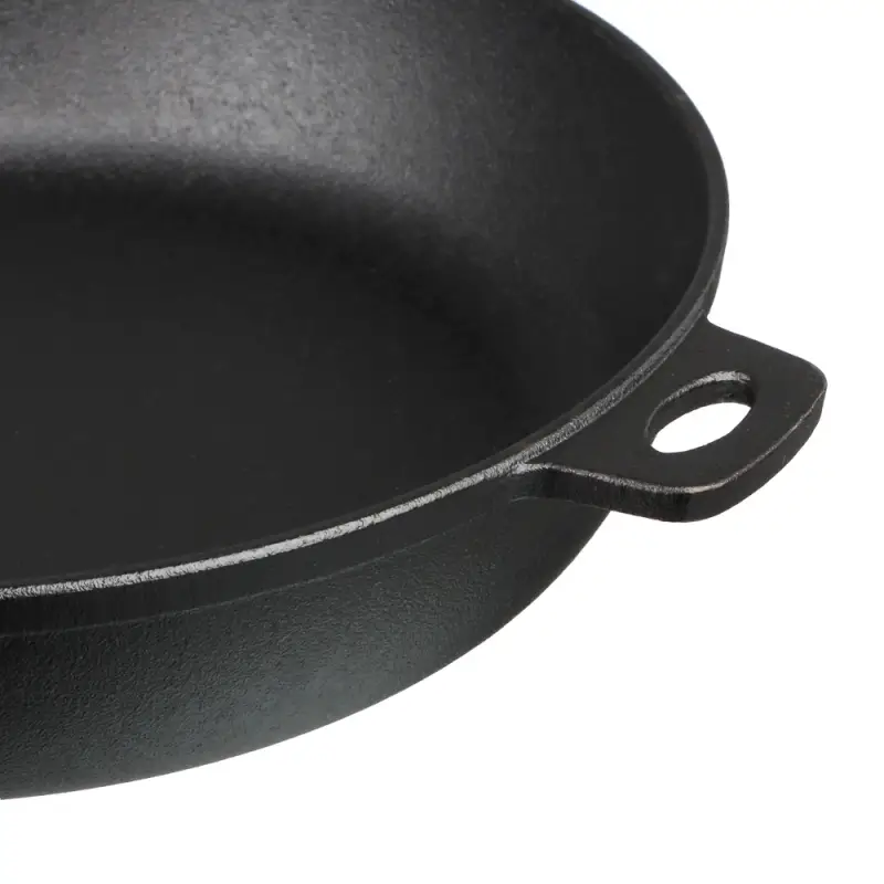 VETTA Сковорода чугун, d26х5,5см, деревянная ручка, индукция