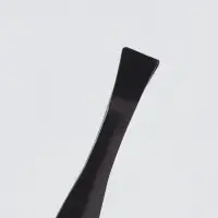 Пинцет прямой, узкий, 8.5 см, чёрный