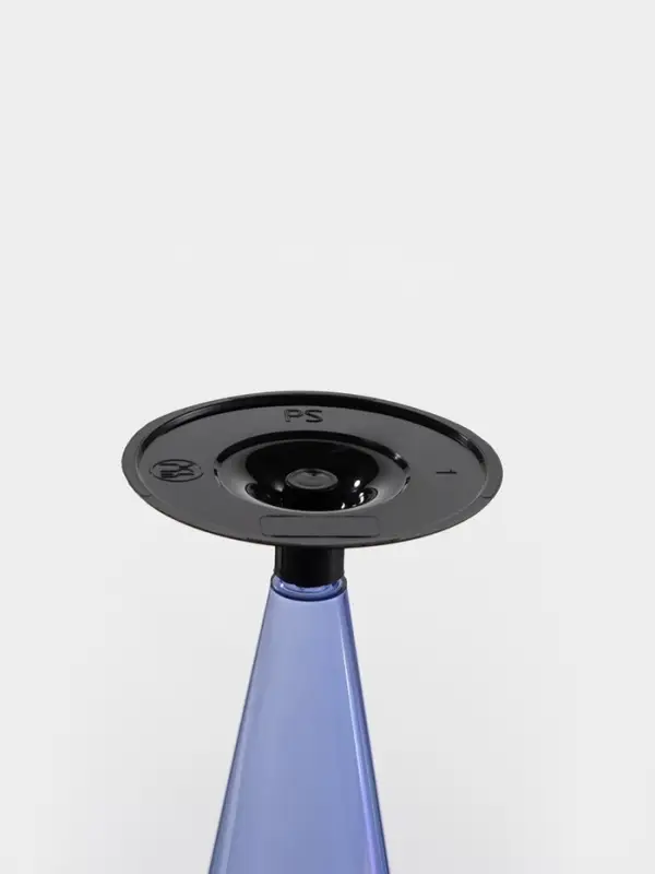 Фужер одноразовый «Конус», 150-180 мл, синий