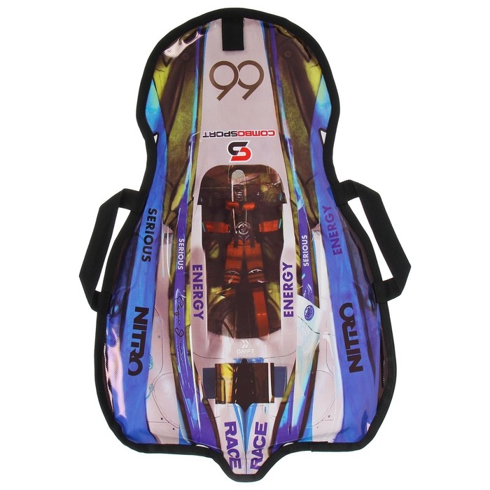 Санки-ледянки «Машинка № 7», размер 66 х 41 см, цвет голубой Санки-ледянки «Машинка № 7», размер 66 х 41 см, цвет голубой