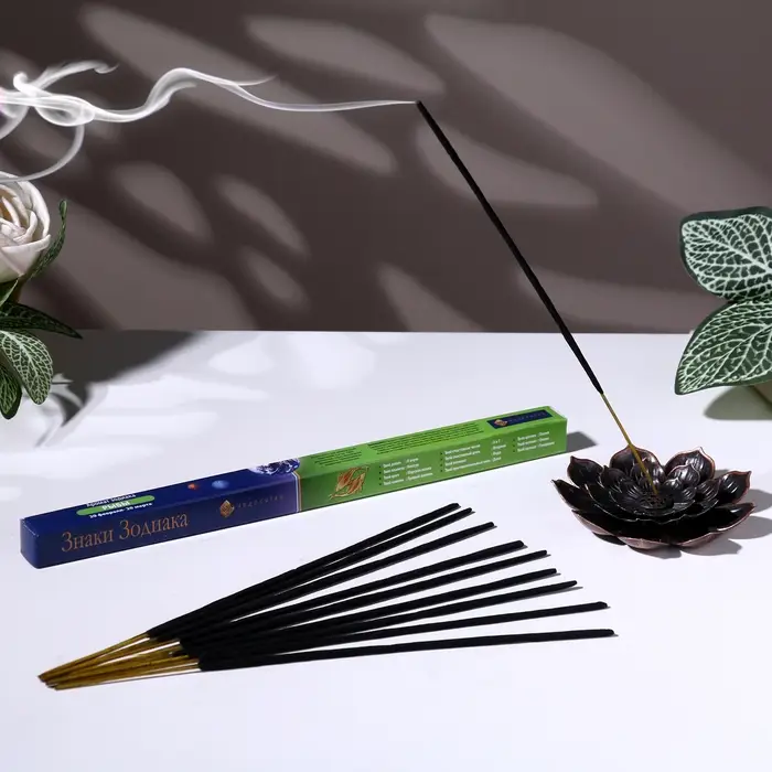 Благовония Благовония "Зодиак РЫБЫ – глициния", 8 палочек