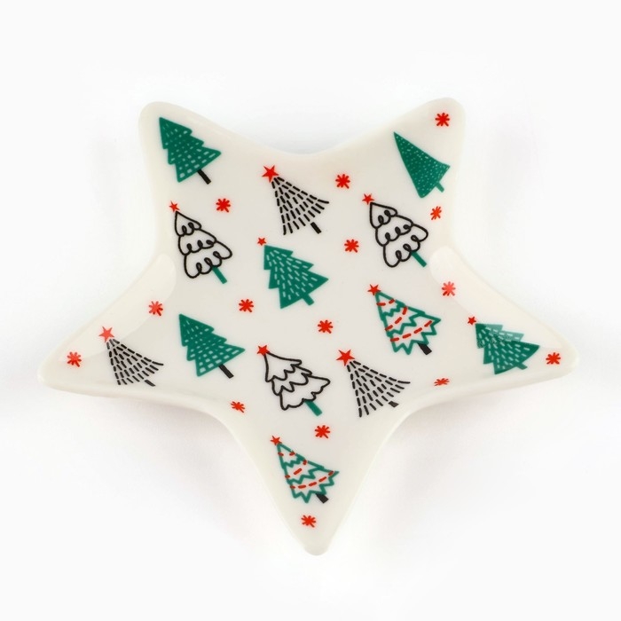 Новый год. Подставка под чайный пакетик «Зимний лес», 8.7 х 8.7 см Новый год. Подставка под чайный пакетик «Зимний лес», 8.7 х 8.7 см