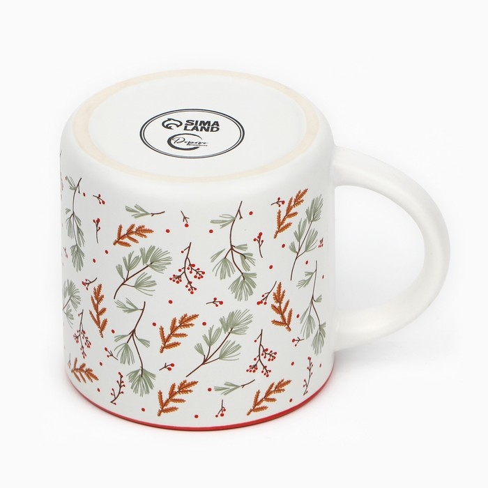 Кружка керамическая новогодняя Дорого внимание &laquo;Лесная сказка&raquo;, 380 мл