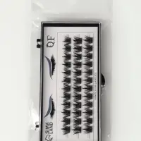 Набор накладных ресниц &laquo;Глаза из аниме&raquo;, пучки, 10, 12, 14 мм, чёрные