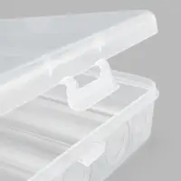 Набор баночек для хранения бисера, d=2.2&times;12 см, 36 мл, 5 шт., в контейнере, 13.5&times;13.5&times;3.5 см