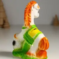 Копилка "Лошадь с мячом" 16,5х14х7,5 см, белый Копилка "Лошадь с мячом" 16,5х14х7,5 см, белый