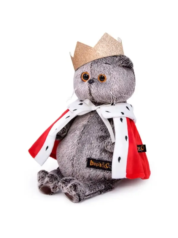 Мягкая игрушка &laquo;Кот Басик-царь&raquo;, 25 см