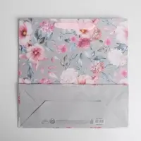 Пакет подарочный крафтовый квадратный, упаковка, &laquo;Follow your dreams&raquo;, 30&times;30&times;12 см