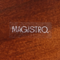 Блюдо фарфоровое для подачи Magistro «Галактика», 27×12,5 см, цвет чёрный