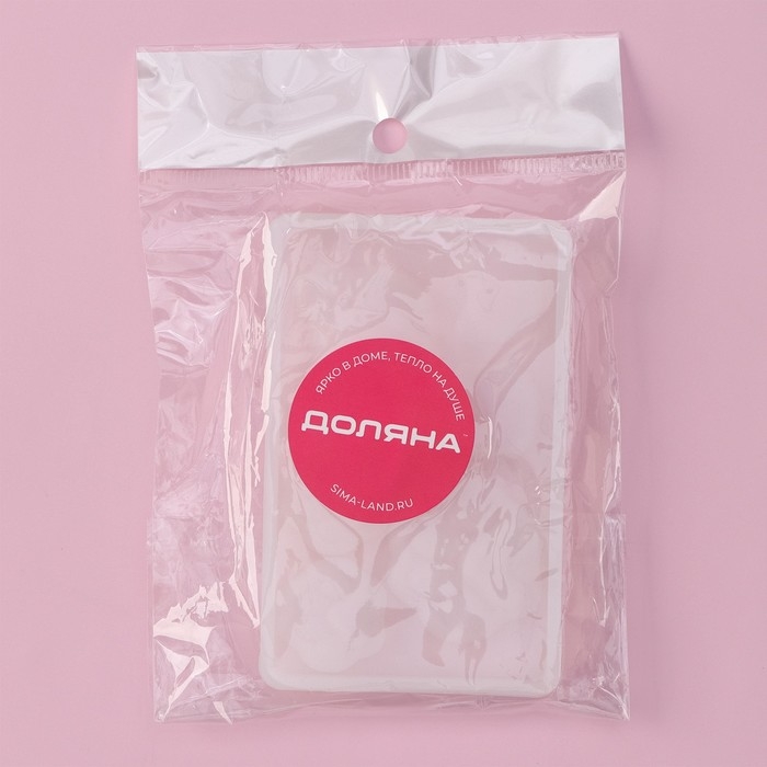 Молд Доляна «Котик», силикон, 7,7×5×0,7 см, 6 ячеек, цвет прозрачный Молд Доляна «Котик», силикон, 7,7×5×0,7 см, 6 ячеек, цвет прозрачный