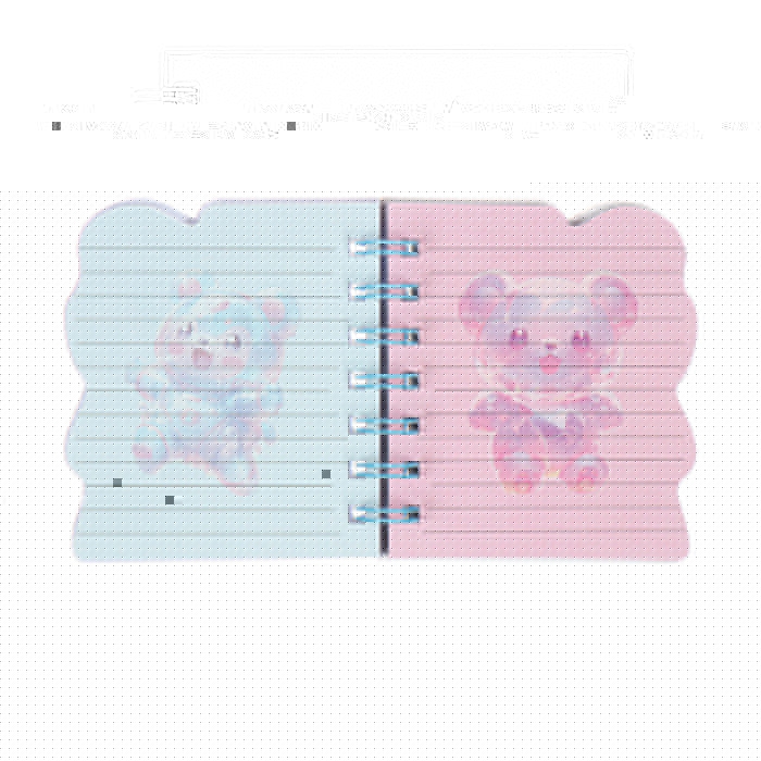 Записная книжка подарочная на гребне 80л,линия, цветной блок,обложка ПВХ 3D Мишка(10х10,5см) 10539 Записная книжка подарочная на гребне 80л,линия, цветной блок,обложка ПВХ 3D Мишка(10х10,5см) 10539