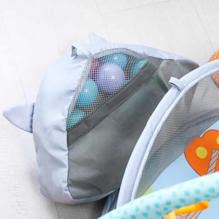 Развивающий коврик 3 в 1 «Енот», 68х68 см, 30 цветных шариков, 5 игрушек, Крошка Я Развивающий коврик 3 в 1 «Енот», 68х68 см, 30 цветных шариков, 5 игрушек, Крошка Я