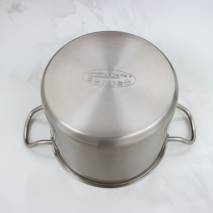 Кастрюля «Общепит», 5 л, d=20 см, h=16 см, капсульное дно, индукция Кастрюля «Общепит», 5 л, d=20 см, h=16 см, капсульное дно, индукция