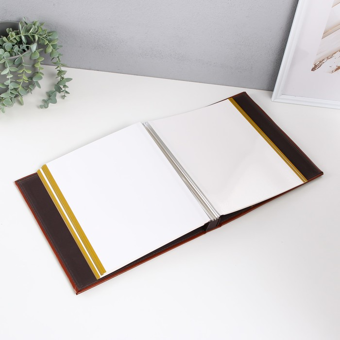 Фотоальбом магнитный на 20 листов Фотоальбом магнитный на 20 листов "Обычность" МИКС 27,5х29х4,5 см