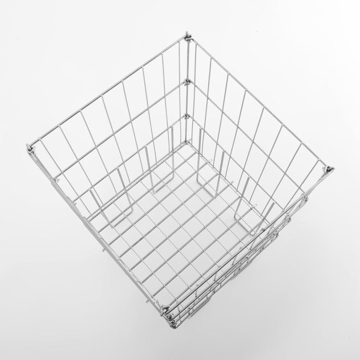 Корзина для распродаж 40×40×78 см, цвет хром Корзина для распродаж 40×40×78 см, цвет хром