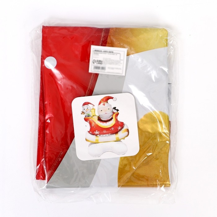 Шар фольгированный 60" &laquo;Санта в санях&raquo;, на подставке