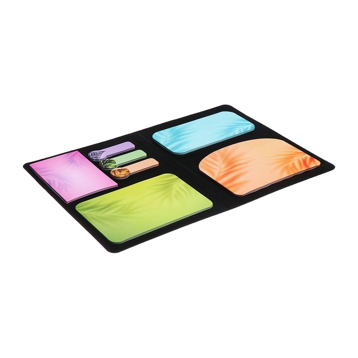 Блок с липким краем 115х158, deVENTE Tropicana, 20 листов, 7 цветов, офсет, МИКС Блок с липким краем 115х158, deVENTE Tropicana, 20 листов, 7 цветов, офсет, МИКС