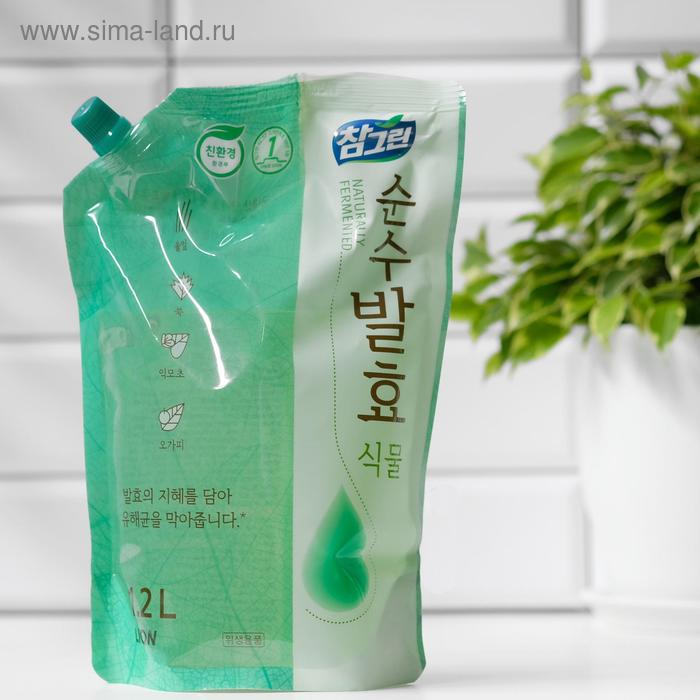 Средство для мытья посуды CJ Lion Chamgreen Pure Fermentation, растительные ферменты, 1.2 л Средство для мытья посуды CJ Lion Chamgreen Pure Fermentation, растительные ферменты, 1.2 л