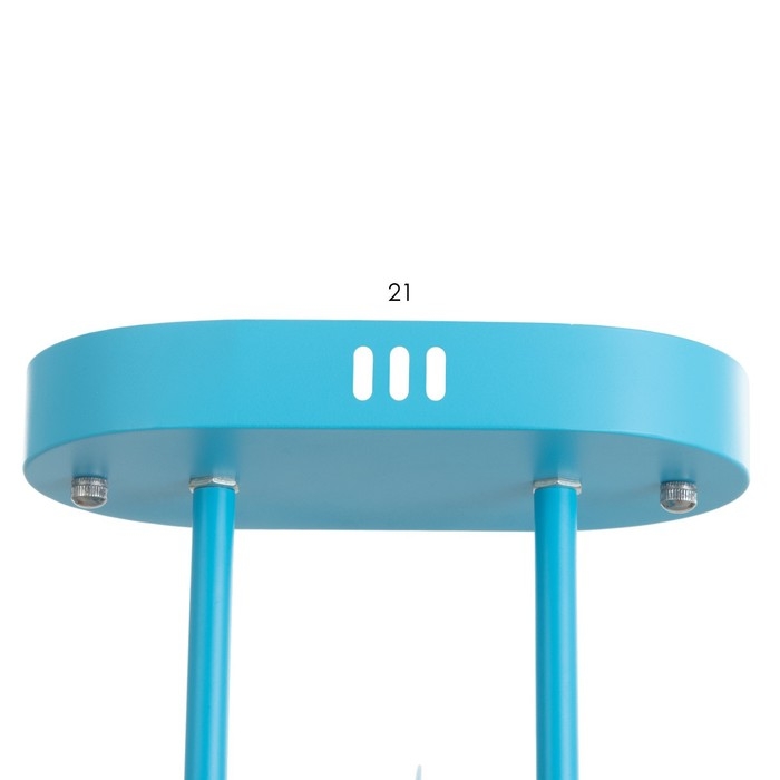 Люстра Люстра "Самолет" LED 128Вт 3000-6000К синий 71х61х32 см