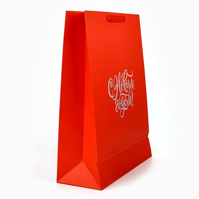 Пакет подарочный новогодний «С Новым годом», голография, L 31 х 11.5 х 40 см, Новый год Пакет подарочный новогодний «С Новым годом», голография, L 31 х 11.5 х 40 см, Новый год