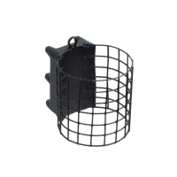 Груз-кормушка металлическая X-FEEDER ME GRUNT M GRID, цвет Matt Black, 100 г, 35 мл