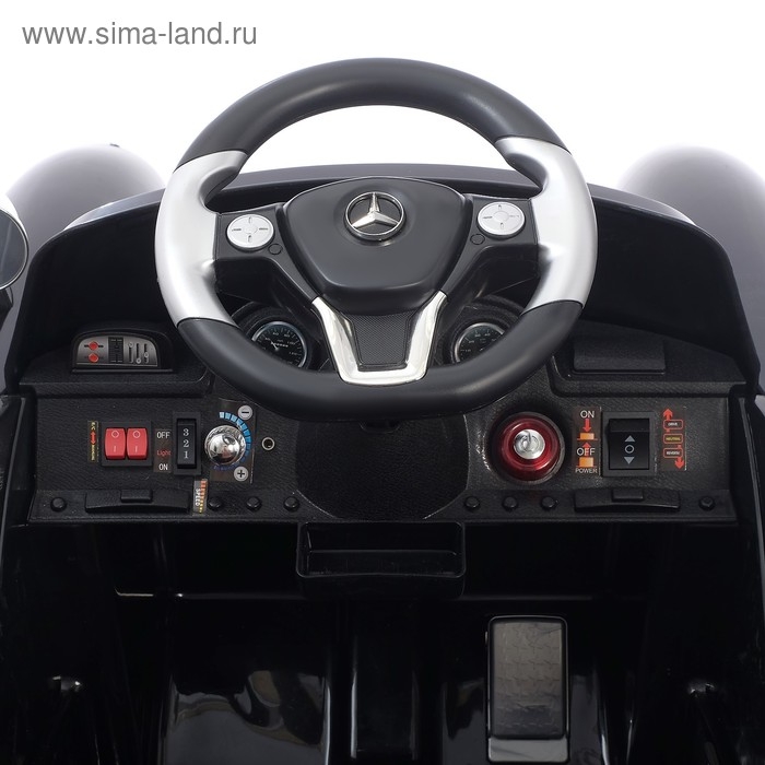 Электромобиль MERCEDES-BENZ 300SL, с радиоуправлением, свет и звук, цвет черный Электромобиль MERCEDES-BENZ 300SL, с радиоуправлением, свет и звук, цвет черный