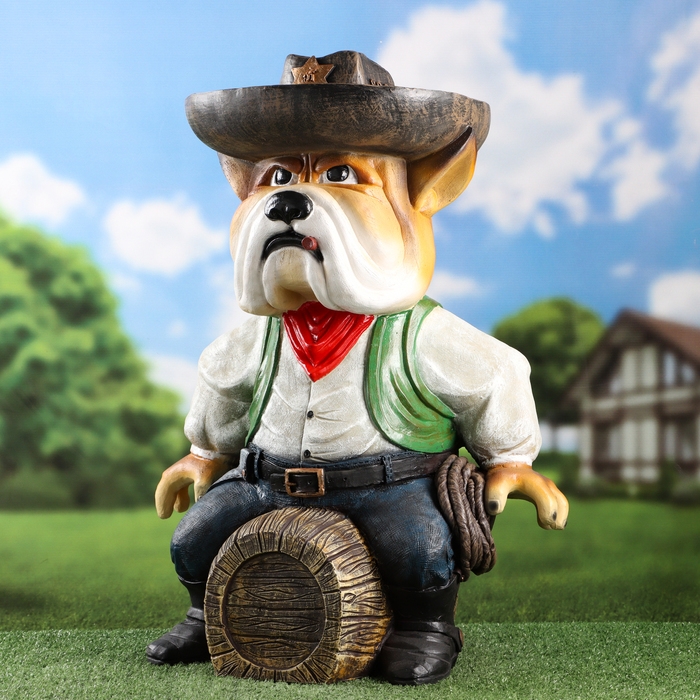 Садовая фигура  Садовая фигура "Шериф" 52х40х67см