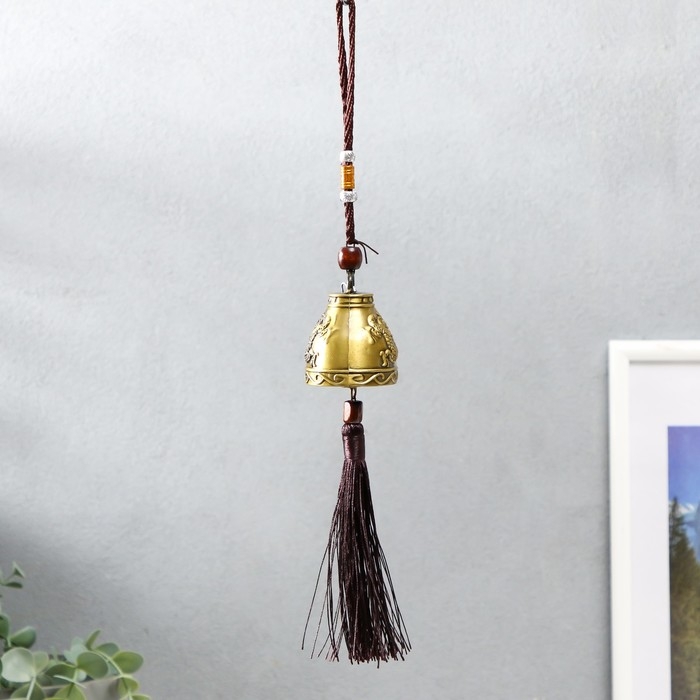 Колокольчик металл  Колокольчик металл "Китайский дракон" 4,7х4,7х34 см