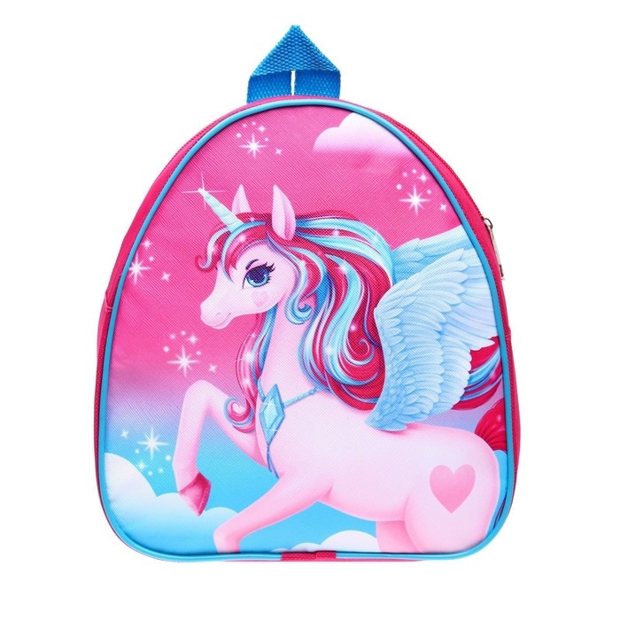 Деткий рюкзак с блокнотом «Единорожка», 23х20,5 см