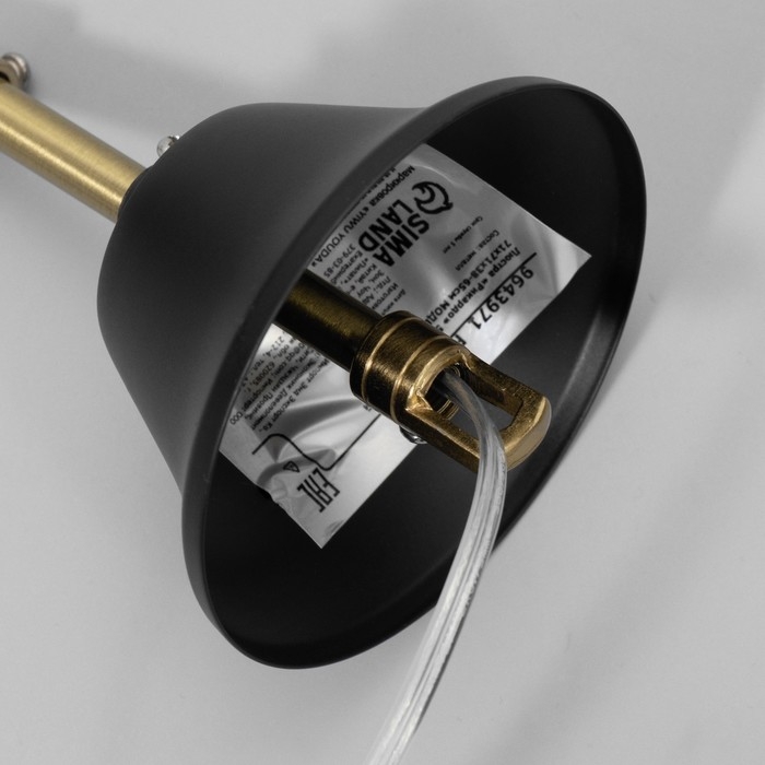 Люстра Люстра "Рикардо" 8хЕ27 40Вт черный 71х71х38-65см BayerLux