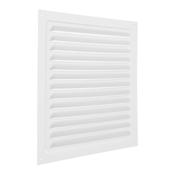 Решетка вентиляционная ZEIN Люкс РМ2525, 250 х 250 мм, с сеткой, металлическая, белая Решетка вентиляционная ZEIN Люкс РМ2525, 250 х 250 мм, с сеткой, металлическая, белая