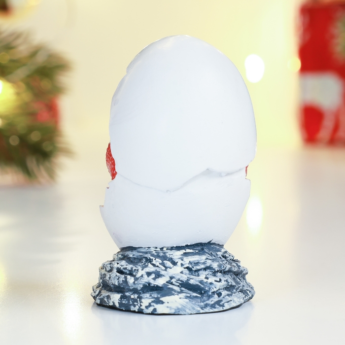 Новый год. Символ 2025. Фигура Новый год. Символ 2025. Фигура "Змея в яйце" красный, 4х4х7см