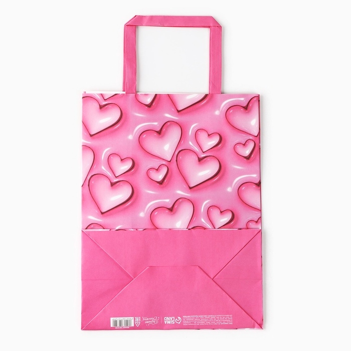 Пакет подарочный «Сердца», 20 × 11 × 27,7 см Пакет подарочный «Сердца», 20 × 11 × 27,7 см