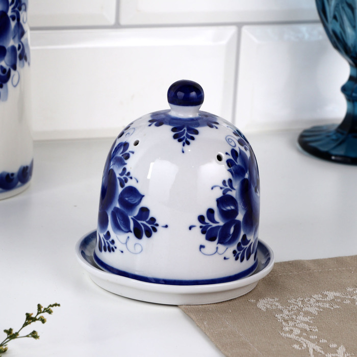 Лимонница, 11,5х10,5 см, гжель Лимонница, 11,5х10,5 см, гжель