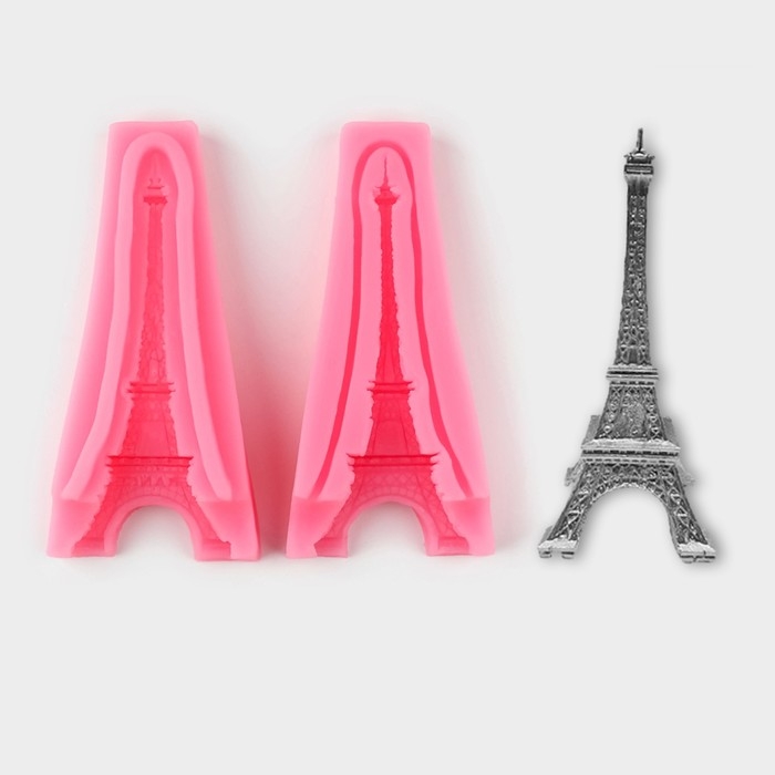 Молд «Эйфелева башня», силикон, 11×5,5 см, цвет МИКС Молд «Эйфелева башня», силикон, 11×5,5 см, цвет МИКС