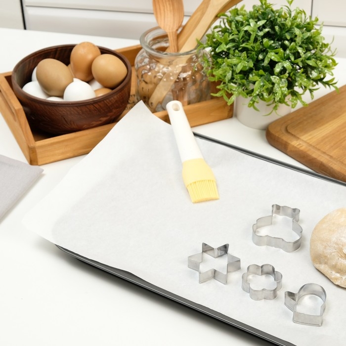 Пергамент белёный для выпечки, 28 см х 100 м Пергамент белёный для выпечки, 28 см х 100 м