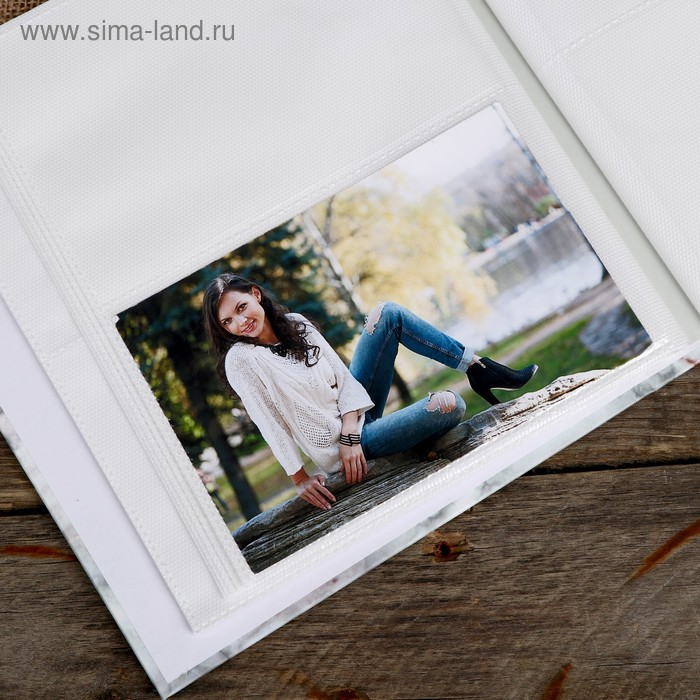 Фотоальбом на 80 фото 10х15 см  Фотоальбом на 80 фото 10х15 см "Мрамор и перо" в коробке МИКС 23х19,5х5 см