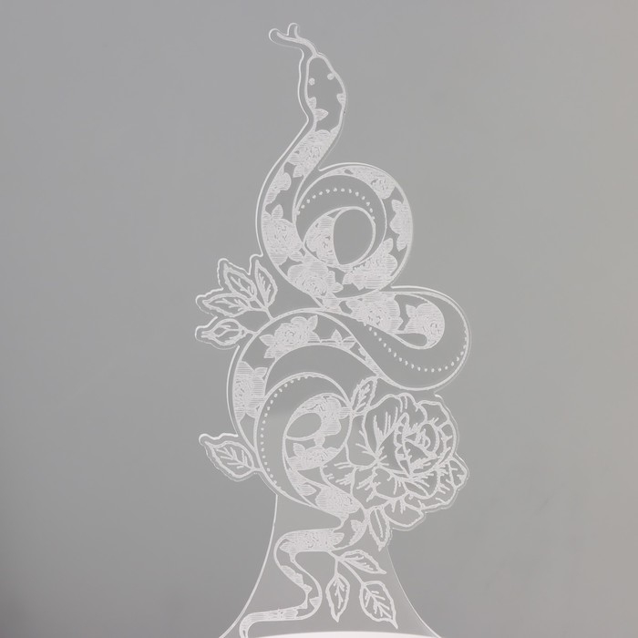 Светильник Светильник "Змея" LED RGB от сети 6,5х9,5х15 см