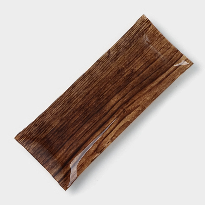 Блюдо стеклянное Доляна «Дуб», 36,5×15 см Блюдо стеклянное Доляна «Дуб», 36,5×15 см