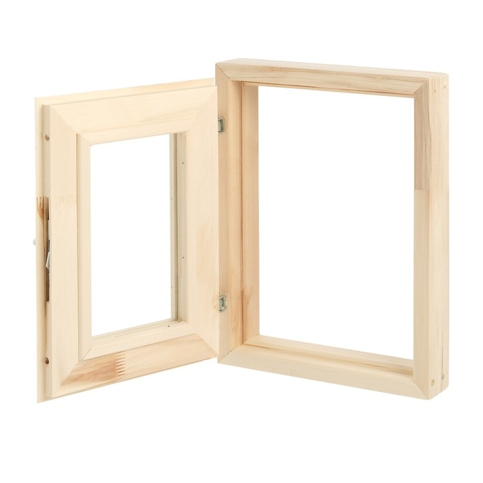 Окно, 40х30 см, двойное стекло, ЛИПА Окно, 40х30 см, двойное стекло, ЛИПА