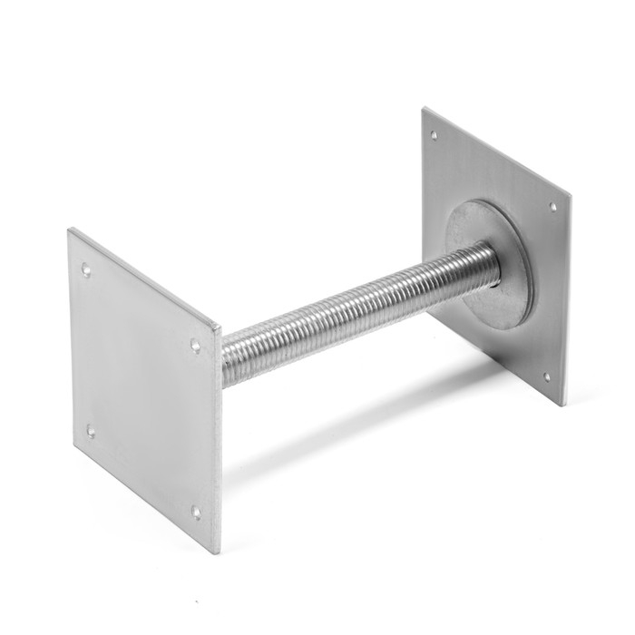 Анкер ТУНДРА, регулируемый по высоте, оцинкованный, М20х200х100 мм